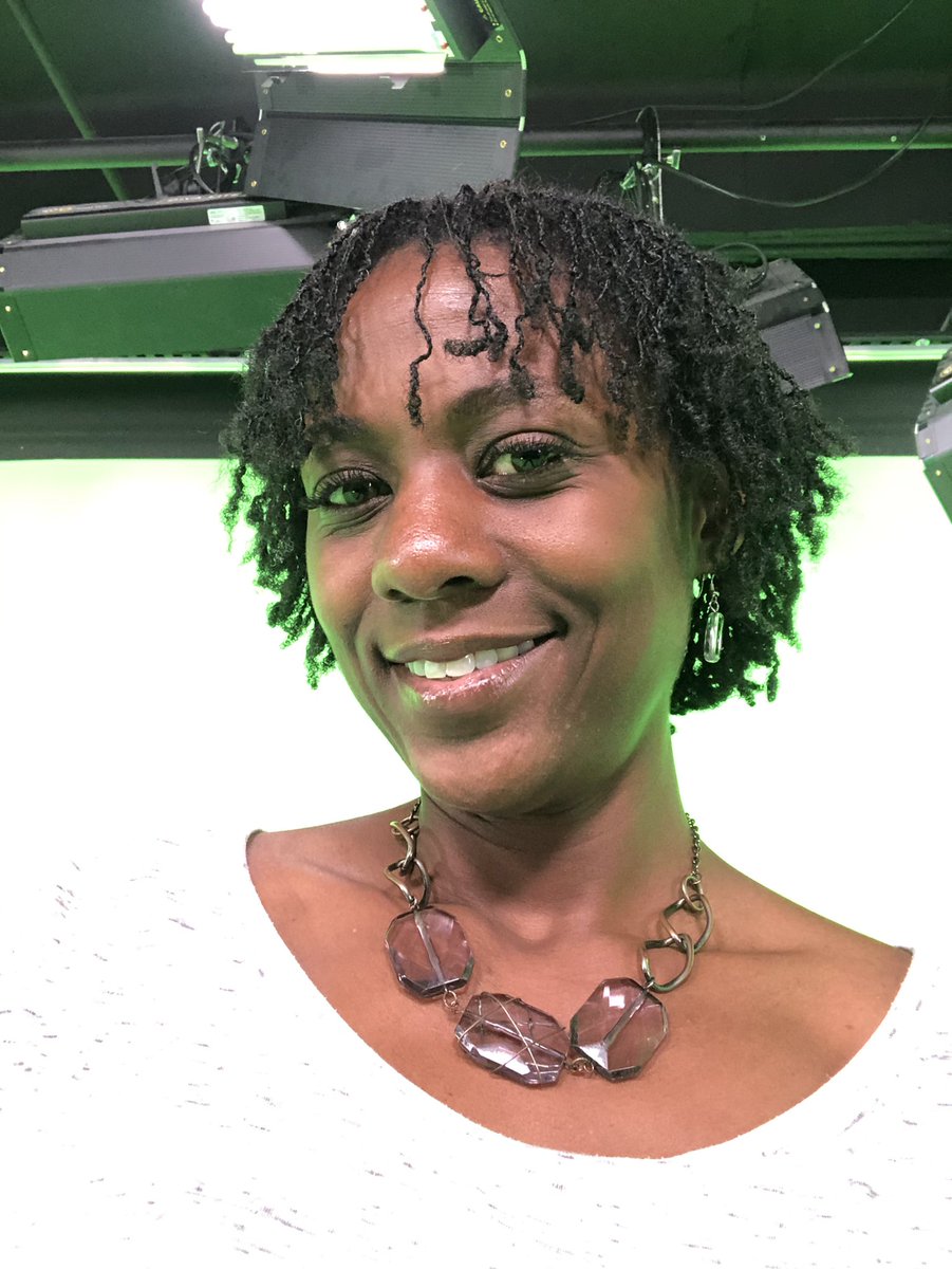 TUConnected's tweet photo. It’s just me and my new hair style having fun at work! #sisterlocs #newdo #itsgrowingonme #wakeupandgo #TUVStudios #TUProud #ilovemyjob #lifeatatt https://t.co/2s8ULJ8NRB