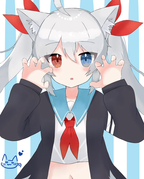 #エルイラスト
エルにゃん!やっと完成しました! 