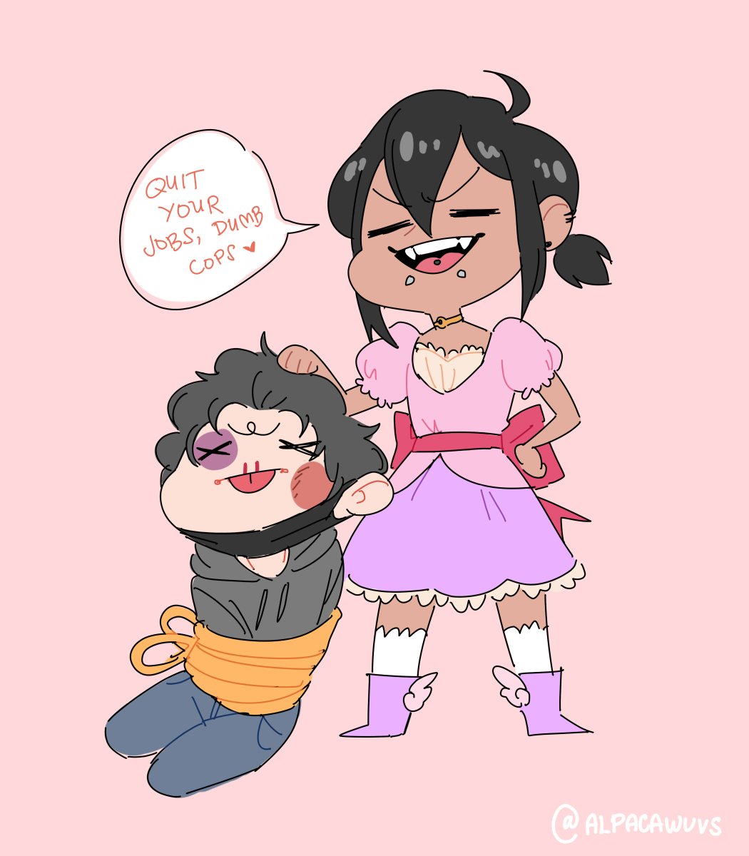 JUST IN: some guy in a magical girl costume beats up p*do
#artph 