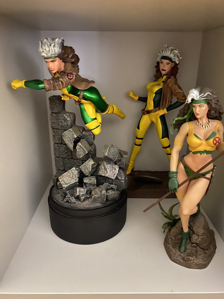 BabeBro's tweet photo. Your impact is undeniable. She became my favorite superhero while watching the show @xmentas &amp; @ZannLenore was the icing on the cake! This month Rogue’s debut turns 39! Love my Queen 👑 Of @Marvel #Rogue #XMen #AnneMarie #RogueFan 💚💛 https://t.co/0VaYYwYDnV