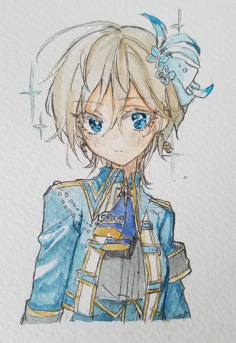 デジタルイラストに少し行き詰まりを感じたので水彩でアーニャちゃんを描いてみた楽しい 