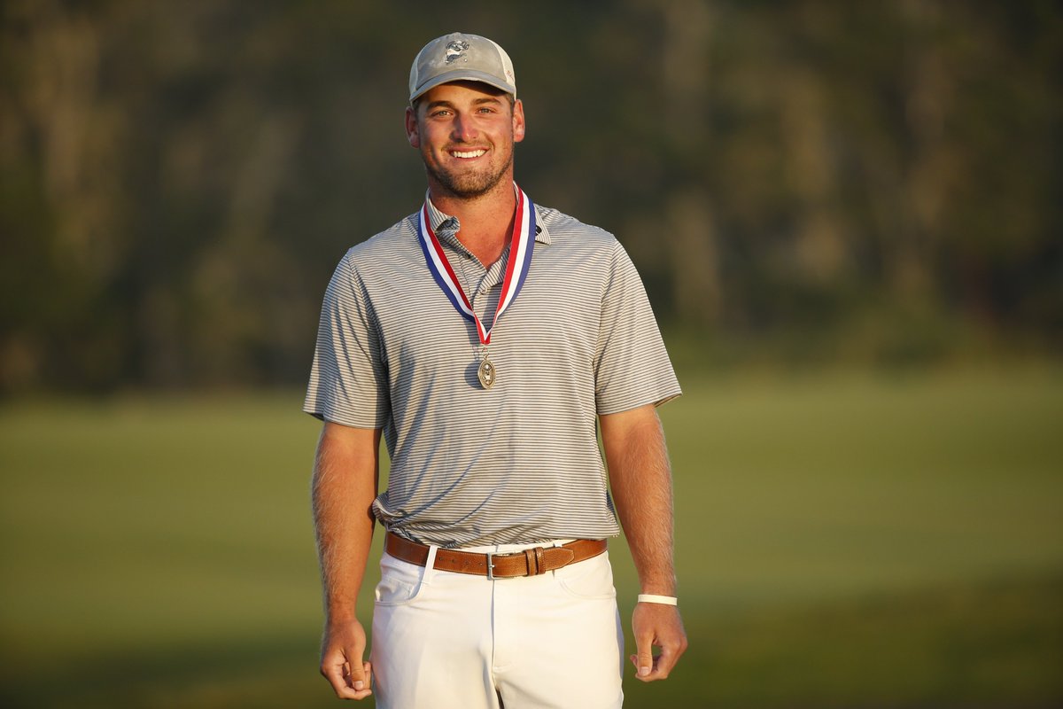 Our guy Wilson Furr - 2020 U.S. Amateur stroke play champion! 🥇🏆 (photo courtesy of Steven Gibbons/USGA) #RollTide | #BamaGolf