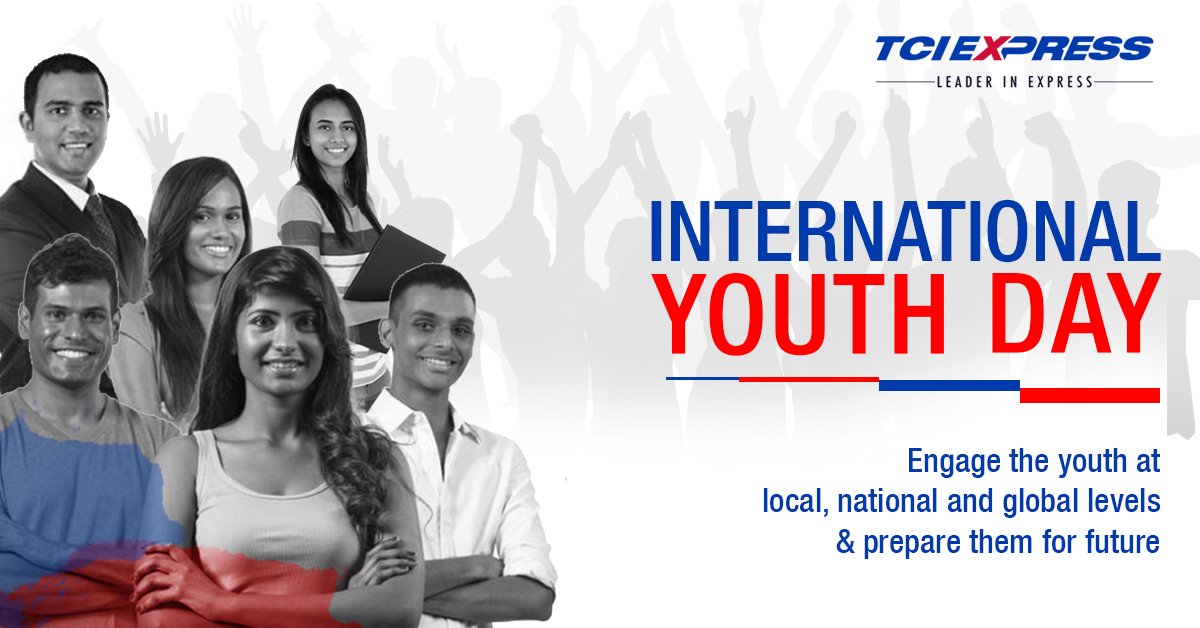TCIExpressLtd's tweet photo. #InternationalYouthDay is commemorated to bring out youth issues to world's attention &amp; celebrate their potential as partners in today’s global society. Engage them at various levels of decisions making to prepare them as the leaders of tomorrow.

#FutureLeaders #LeadersinExpress https://t.co/7b965aOi9f