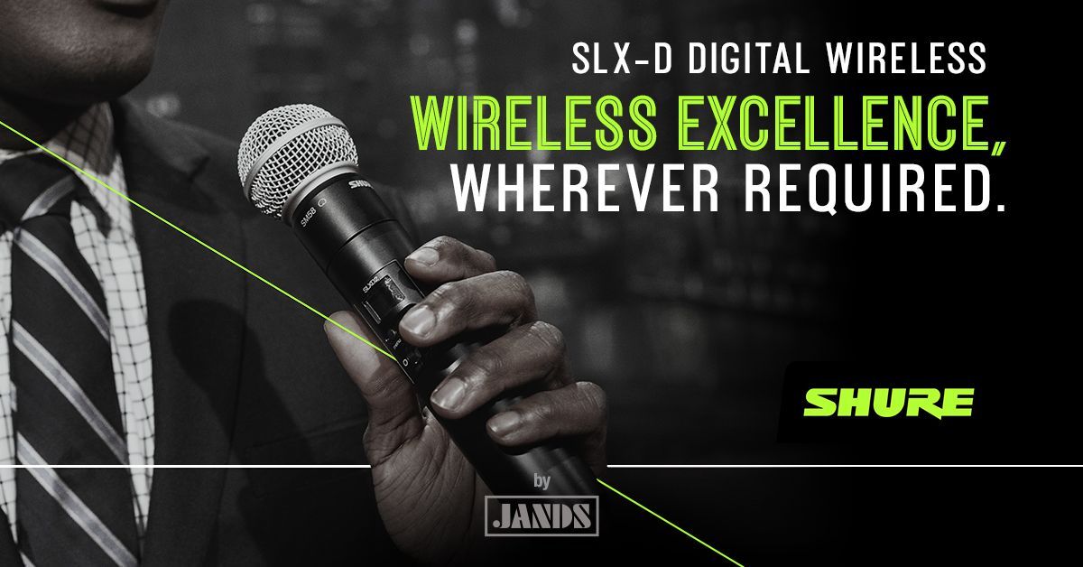 Are you looking for rock-solid RF that’s easy to set up for small and mid-size venues?

Join us tomorrow for an introduction to SLX-D, the newest addition to the Shure digital wireless portfolio!

attendee.gotowebinar.com/register/91801…