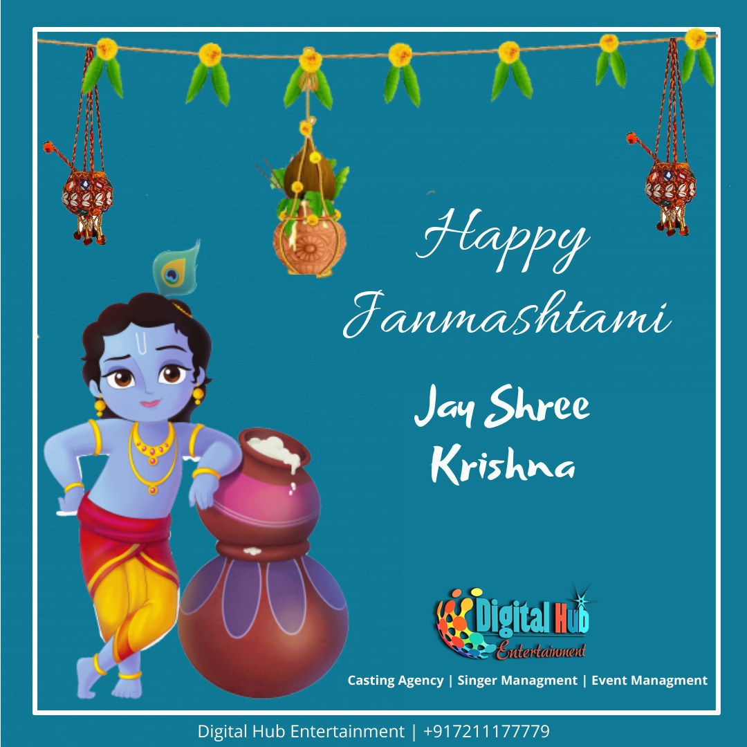 HubLavel's tweet photo. May Lord Krishna Steal All Your Worries And Give You Peace, And Happiness On This Holy Occasion Of Krishna Janmashtami!
#janmashtami #krishna #vrindavan #lordkrishna #krishnajanmashtami #radhakrishna #happyjanmashtami #castingagency #eventplanner #singermanagment https://t.co/CBVrYEEd06