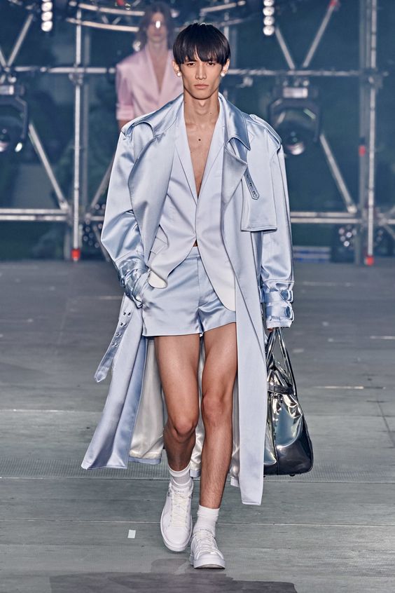 Lan Xichen - Emporio Armani spring 2020 RTW / Balmain spring 2020 menswear / Alexander McQueen 2014 menswear / Dior spring 2019 menswear