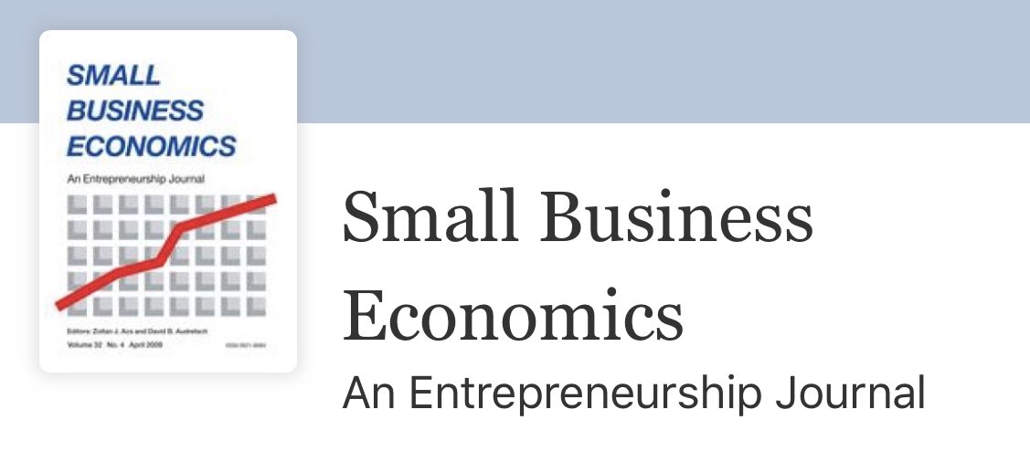 HarlinUlrika's tweet photo. Designing for sustainable work during industrial startups—the case of a high-growth entrepreneurial firm. Check out my latest #research and new #openaccess article in @SBEJournal published with @SpringerNature @Springernomics Download: https://t.co/Oy4lv2GESI https://t.co/67IPzapzpc