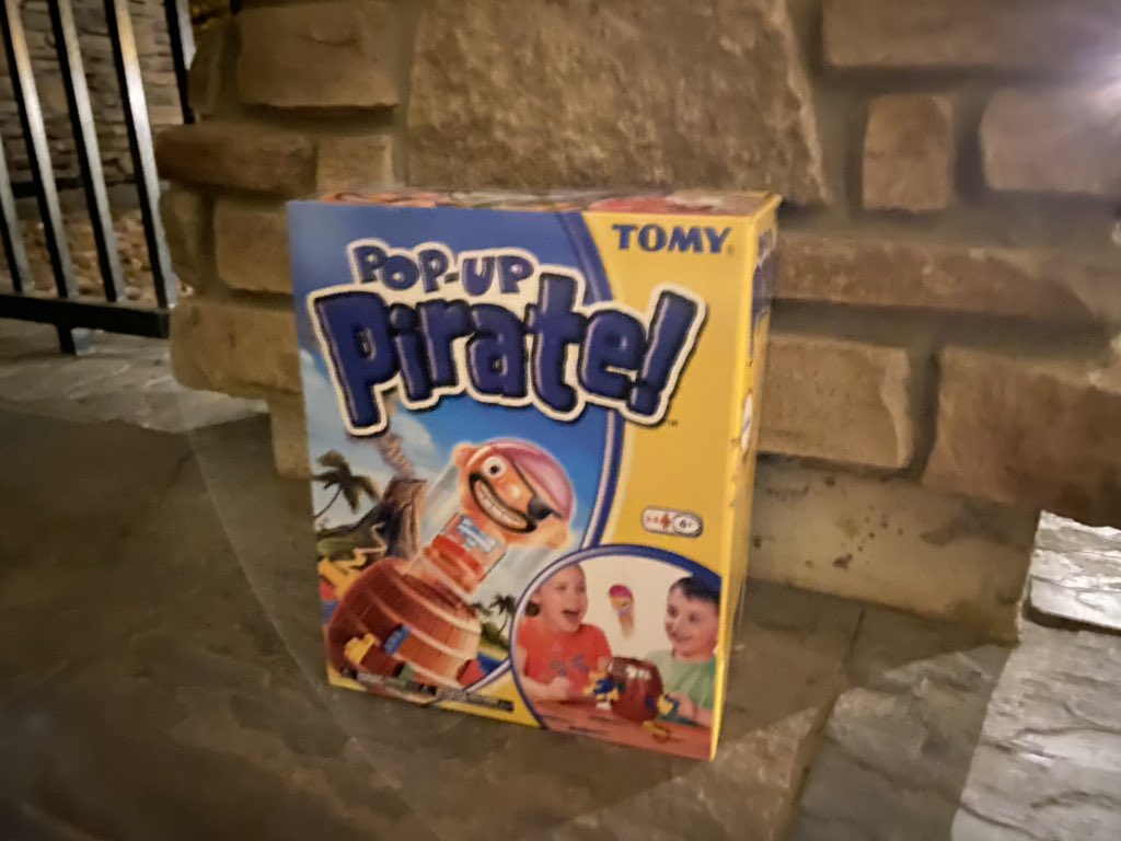 mrspkeith's tweet photo. 🚪🎁🥳 An unknown T on the internet mentioned a game their S love for reviewing #HFW. I ISO my local neighborhood FB hoping the game is collecting dust and my classroom can be its new home. A dear educator friend @JenniferVest99 👀 my plea and knock knock...#PopUpPirate #Fun https://t.co/HZXhPMoN16