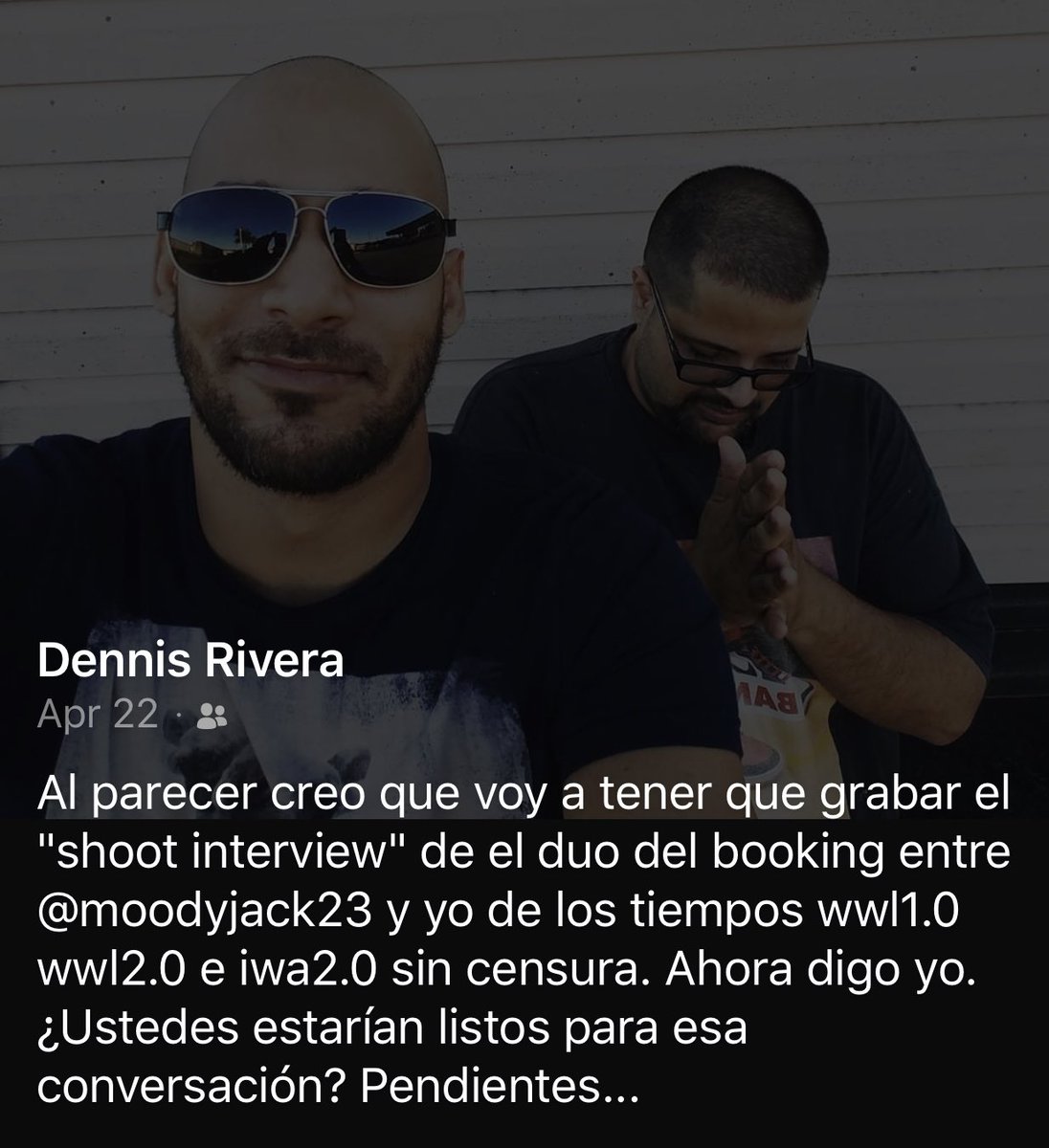 LaVueltaPR's tweet image. #ShootInterview