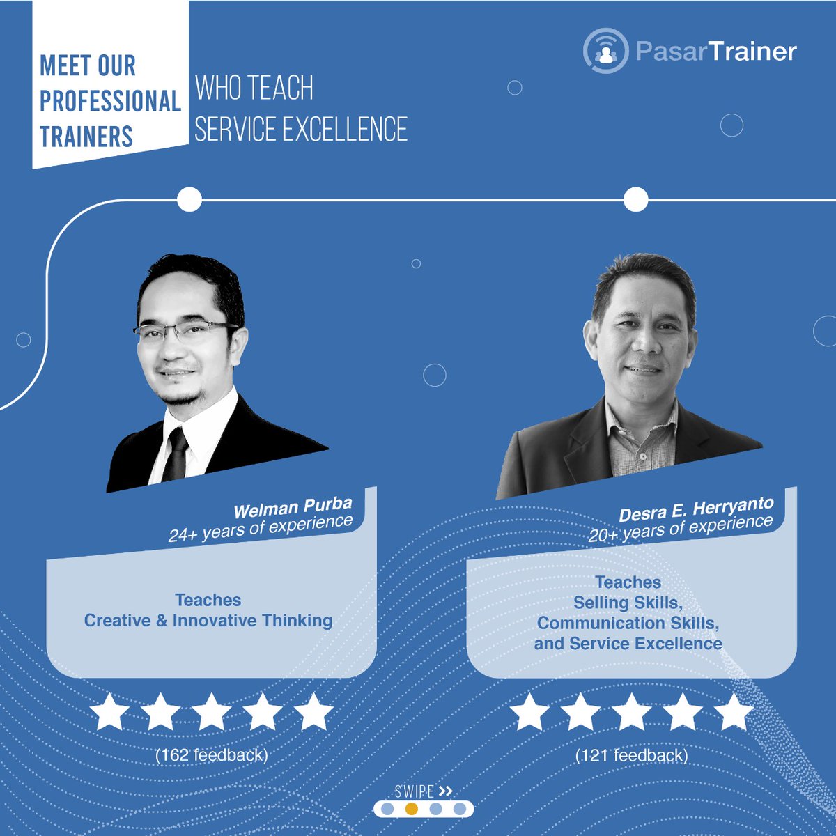 PasarTrainer's tweet image. Service Excellence Course

Learn more: pasartrainer.com/course-list/le…

#pasartrainer #trainerprofile #hrtraining #serviceexcellence #trainingprovider #trainingmarketplace #trainingsolutions #onlinetraining #inhousetraining #companytraining #corporatetraining #bankingtraining