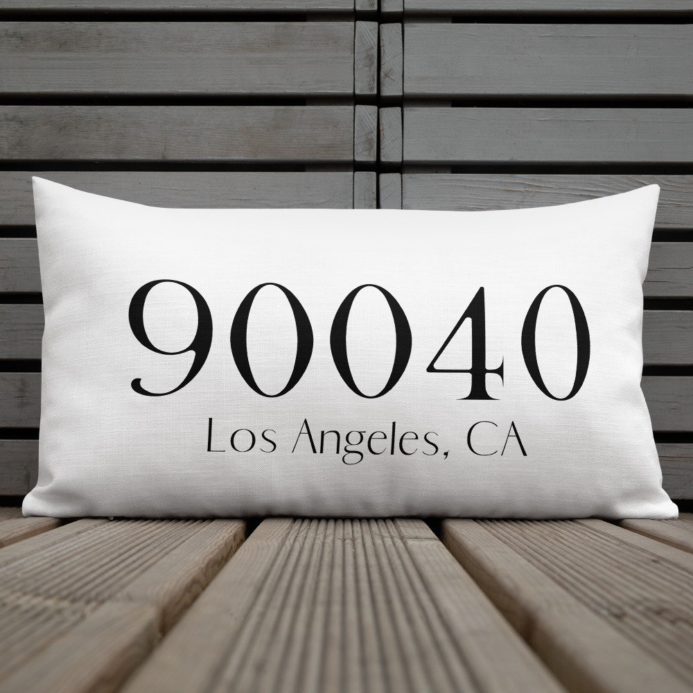 Excited to share the latest addition to my #etsy shop: zip code pillow, zip code cushion etsy.me/30OWxew #white #rectangle #black #letterswords #bedroom #polyester #contemporary #pillowcover #zipcodepillow