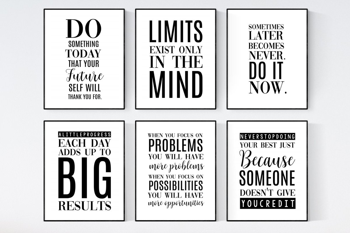 Own this beautiful Inspirational Quotes printable wall art set and be prepared to get motivated every day. 
Buy Here: ➡️ etsy.com/listing/810095…
#inspirational #inspiration #motivation #inspirationalquotes #motivational #quotes #love #inspire #success #positivevibes #entrepreneur
