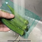 ぜんぜん知らなかった!オクラの網が『そのまま揉み洗い』出来る為の物だと言うことを。