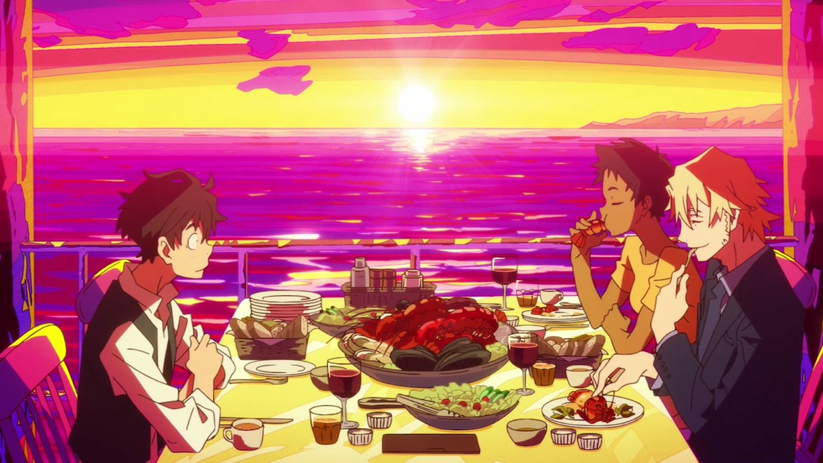 ashurinkusu's tweet image. ขาย Great Pretender เป็นอนิเมะญี่ปุ่นนาน ๆ จะมี แนวหาดูยากมาก กลิ่นอาย 90s Hollywood ความการ์ตูนฝรั่งผสมรวมกันเป็นอนิเมะญี่ปุ่น นักต๋มตุ๋นหนุ่มญี่ปุ่นที่เผลอไปหลอกนักต๋มตุ๋นระดับโลก

เข้า Netflix 20 ส.ค นี้แล้วนะคะ มารอดูกัน ภาพสวยแสงสีจัดสตู wit เดียวกับไททันอีก ปังปุริเย่