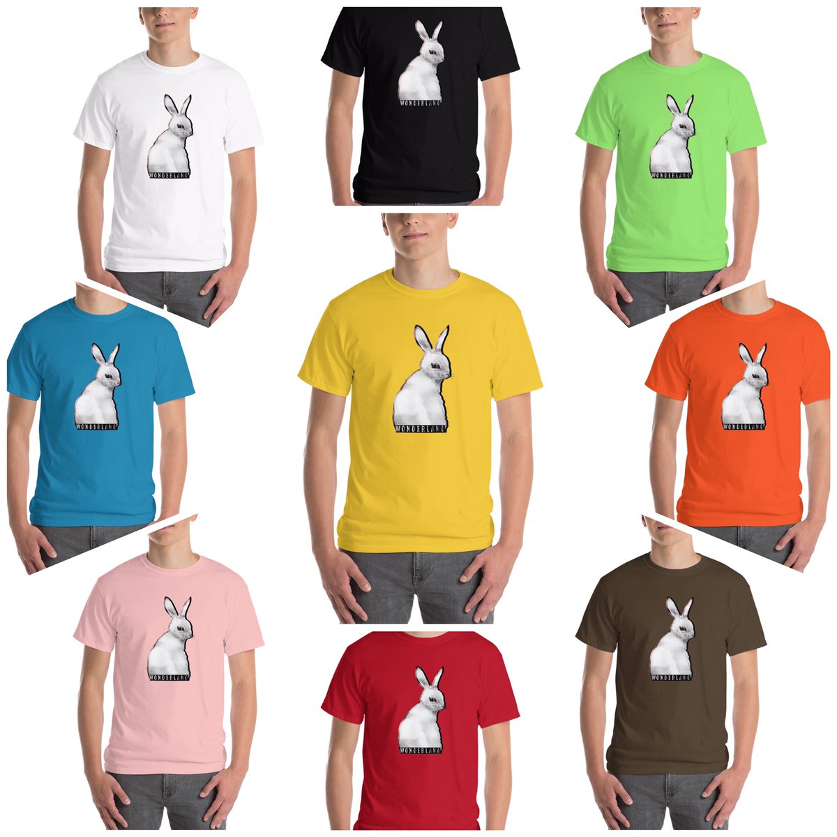 TheAngal's tweet photo. #Wonderland #whiterabbit #chasingrabbits #NEW #teeshirt #design by #undergroundangal #availablenow at https://t.co/L23fGqrDwe #colors #Variety #pickyourfavorite #BuyItNow #underground #apparel #clothingline #rabbits #rabbithole #ONEOFAKIND https://t.co/HE3CbXqIJ6