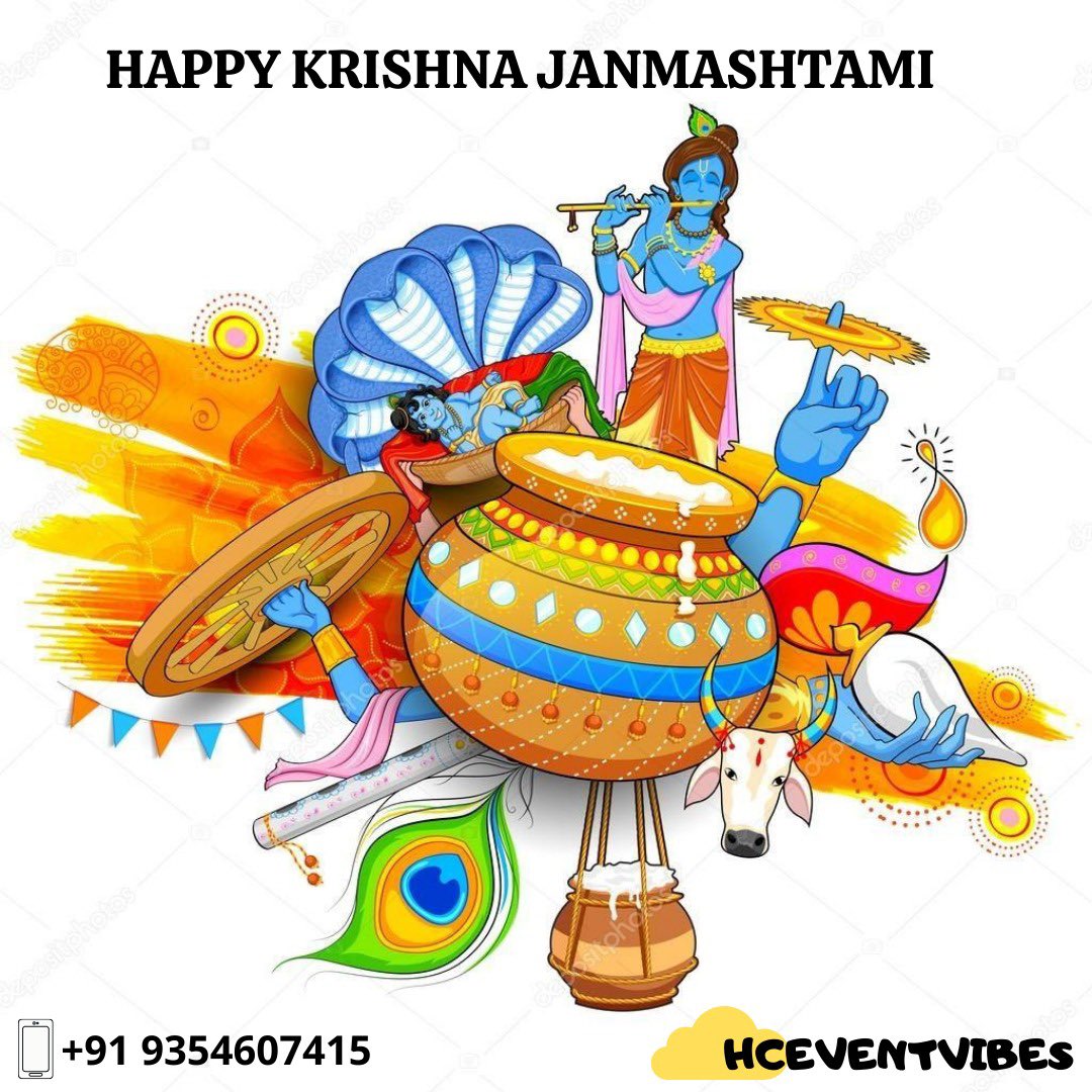 HcEventvibes's tweet image. May lord krishna brings lots of love and blessings in your life Happy krishan janmashtami 🙏
#staysafe #fightcovid #stayhome #blessed #vibes #hceventvibes