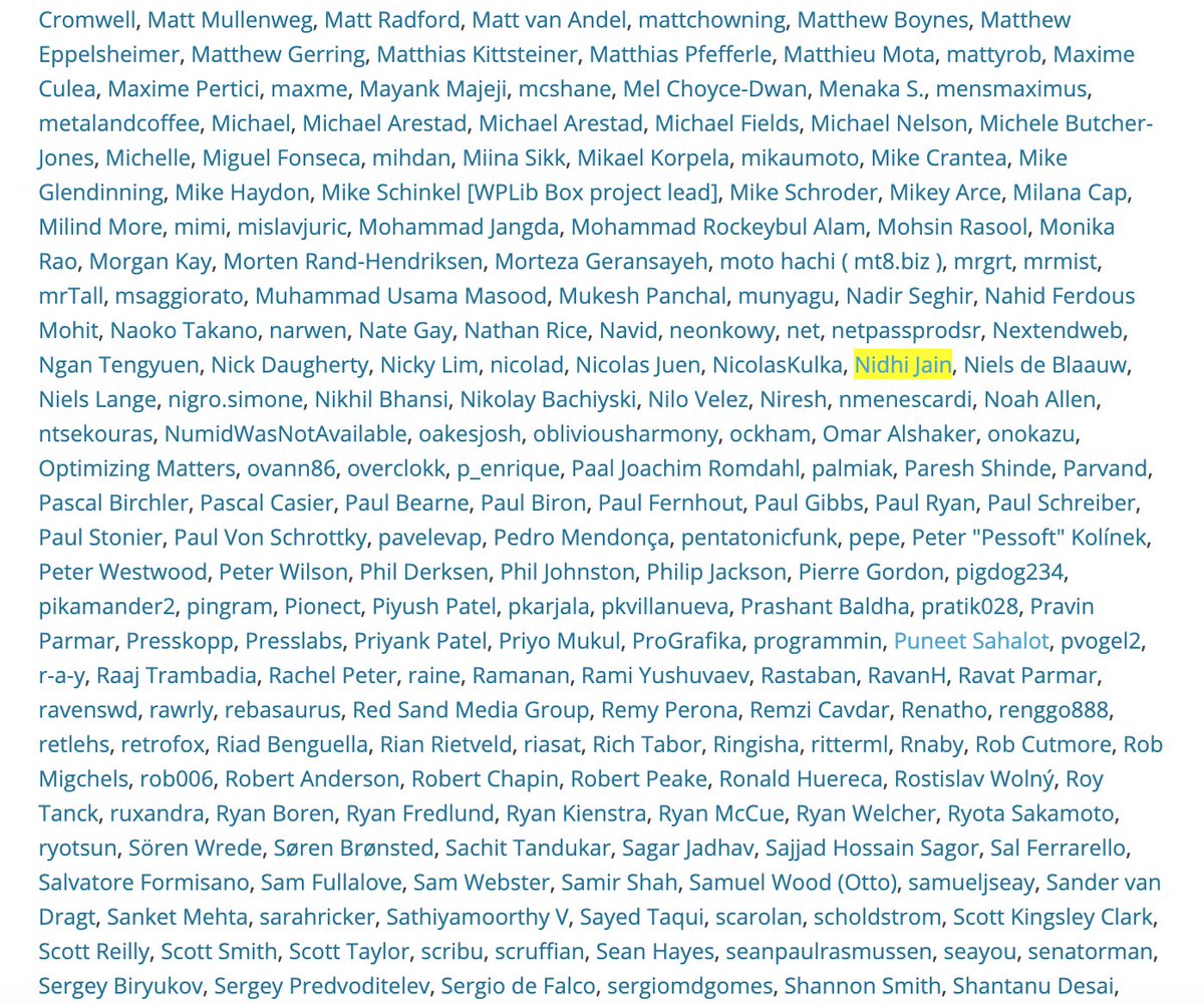 jainnidhi03's tweet photo. @WordPress 5.5 "Eckstine" has been released. ๐ข๐๐ฅณ
I am feeling very proud to see my name on the contributor's list.๐
Many congratulations to all the contributors who made this update successful.
#WordPress #corecontribution #ILoveWordPressโค๏ธ
https://t.co/HWNLbocn0H https://t.co/gub6m6IF4v