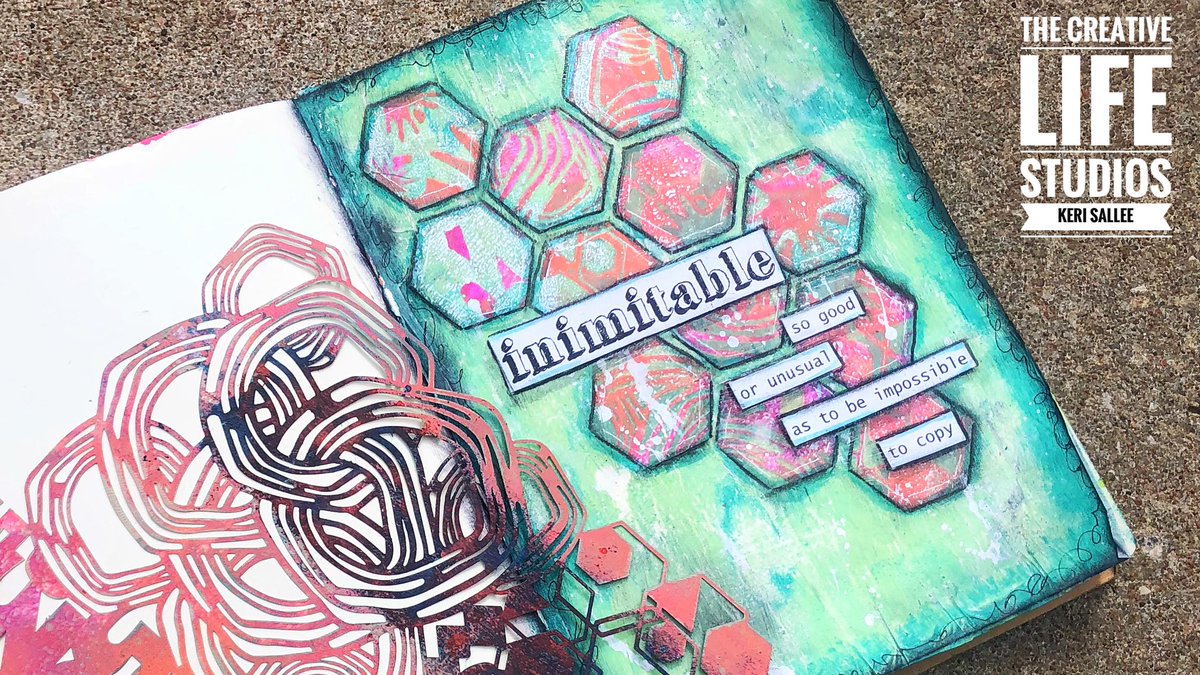 You think <a href="/Lin_Manuel/">Lin-Manuel Miranda</a> knew the word inimitable or he was like “What’s a 5 syllable word for unique?” And grabbed a thesaurus? <a href="/GelPress/">Gel Press</a> #gelpressobsessed #artjournal #artoftwitter