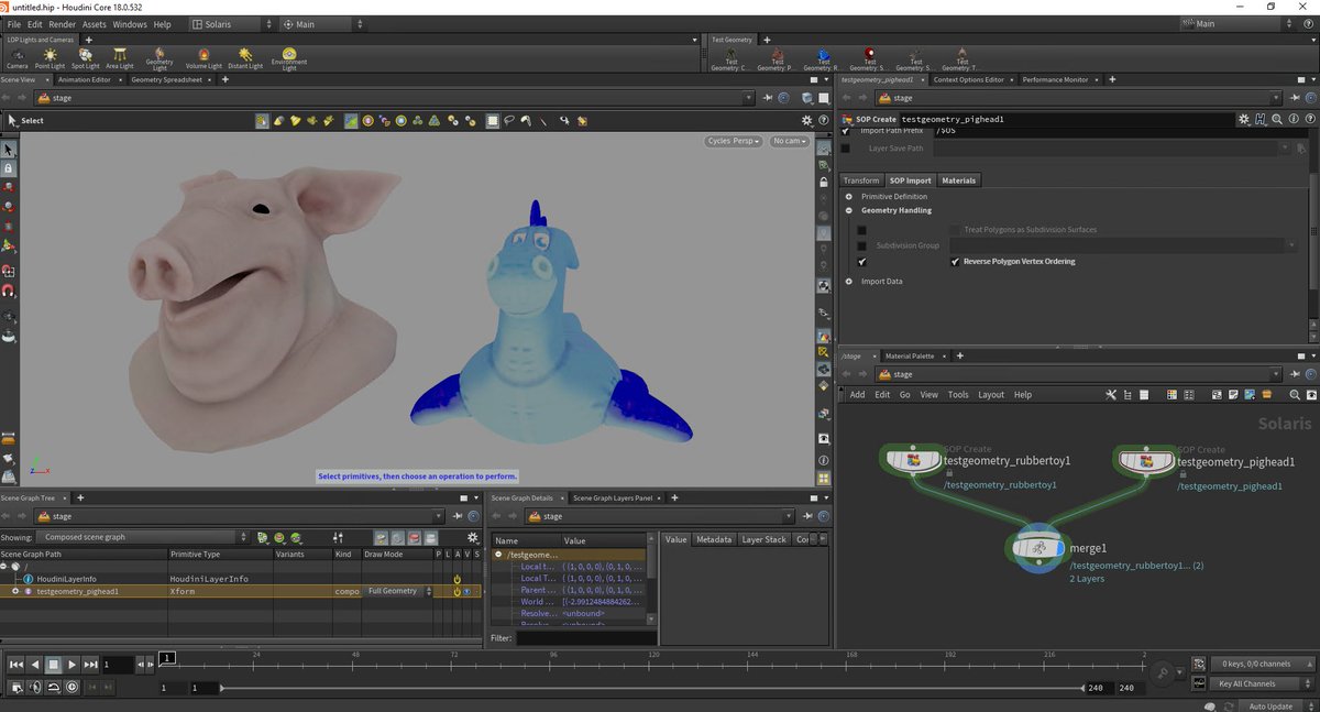 Vochsel's tweet photo. Getting USDPreviewSurface translation into #HdCycles for launch was a stretch goal. But look what we have here!
News on a release coming VERY soon.
#Cycles #USD #Houdini https://t.co/JpW8DFgF14