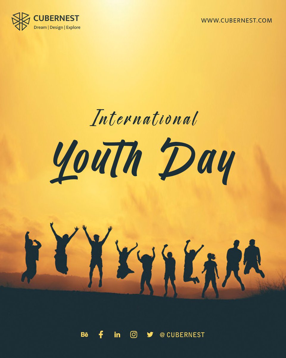 cubernest's tweet photo. Youth symbolizes high vitality, energy and soul to get things going.🤗 Wishing you an exceptionally Happy International Youth Day… . May you are honored with these!!!🤠
.
#youthday #makeworldbright #corruption #empowerment #inspire #explore #intelligence #deepthinking #saveworld https://t.co/T2MkXpXfIx