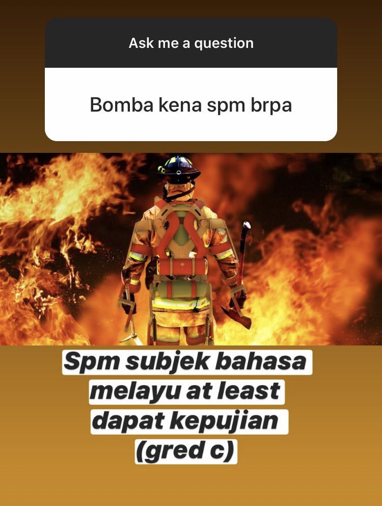 pyro_ks's tweet photo. Sedikit perkongsian untuk hari ini bagi siapa2 yang berminat nak jadi bomba โ๐ปโ๐ปโ๐ป#abambombashareilmu #pyrofighter_ks https://t.co/hkLVqmffiR