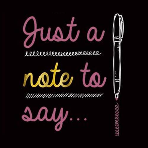 Just a Note to Say…. Hey, You’re Awesome!

Folding wallet contains 12 notecards &amp; envelopes across 4 x designs for any occasion.

bit.ly/GeckoNW

#RightOn #Stationery #NoteCards #Foil #Metallic
