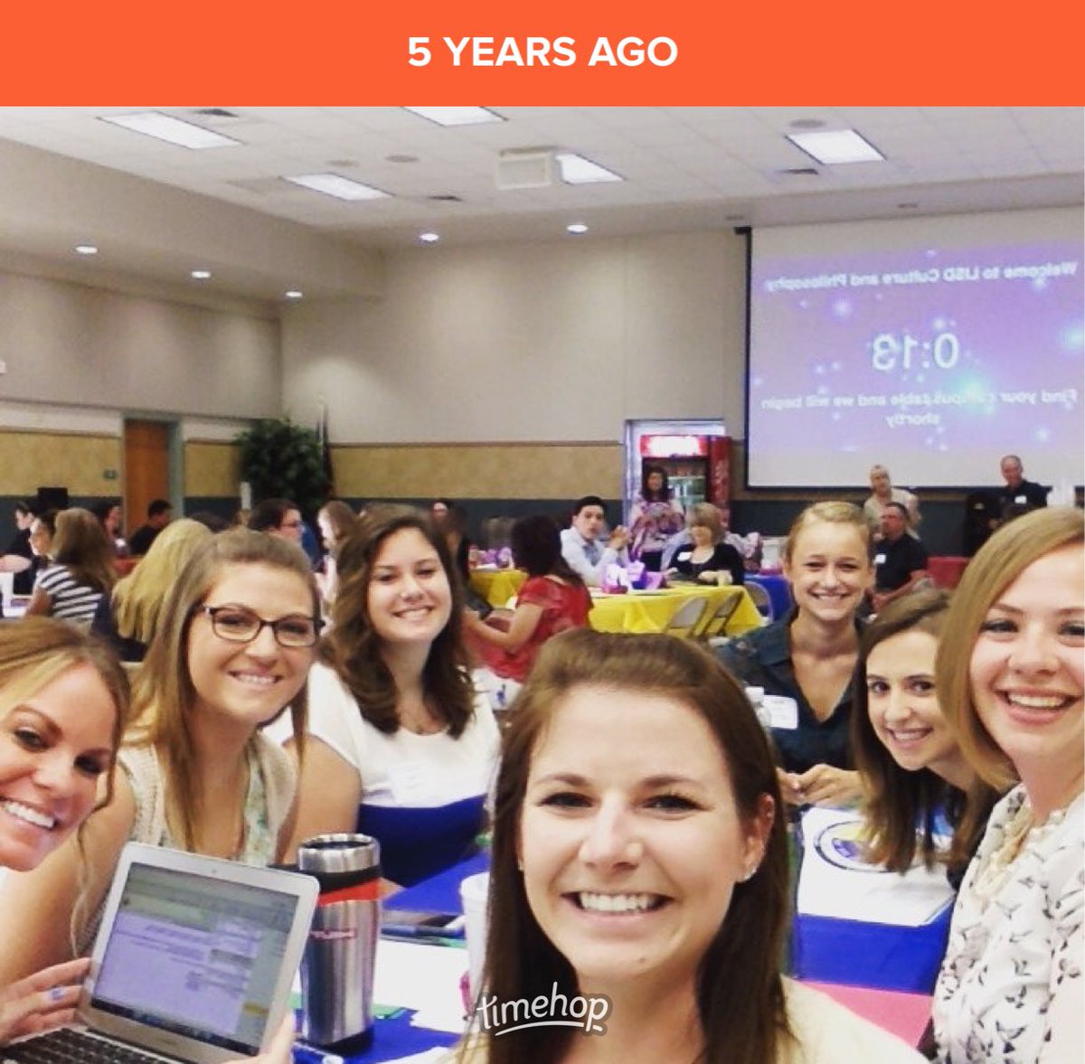 stephlumpkin's tweet photo. Throwback to LISD’s Culture and Vision Day for new district teachers in 2015! #throwback #newteachers #backtoschool #1LISD https://t.co/S9Vt7Z4KrT