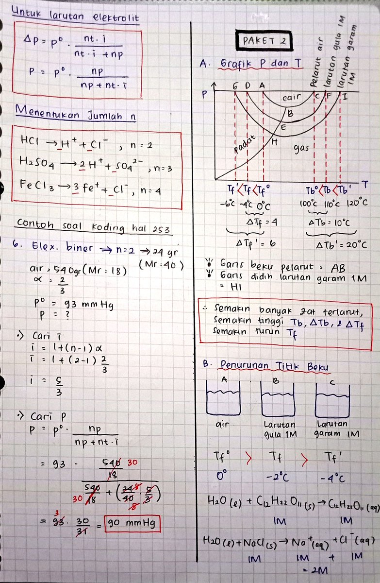 mesesceres_'s tweet photo. Catatan kelas XII
Materi: SIFAT KOLIGATIF LARUTAN
Sumber: GO https://t.co/4N4IS94ksA
