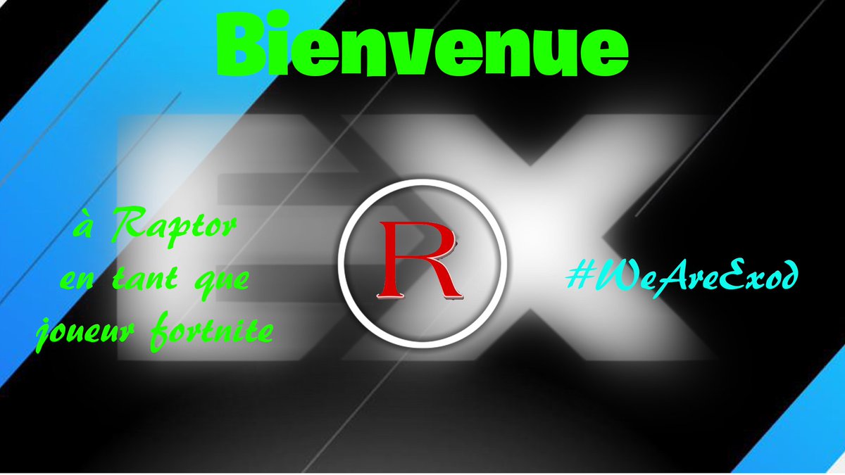 StructureExod's tweet image. Bonjour 👋

Aujourd'hui je vous annonce l'arrivé d'un nouveau joueur fortnite au sein de la Exod.

Pour plus d'information,voici notre discord : discord.gg/YKsTGzg

Cordialement,
L’équipe Exod.