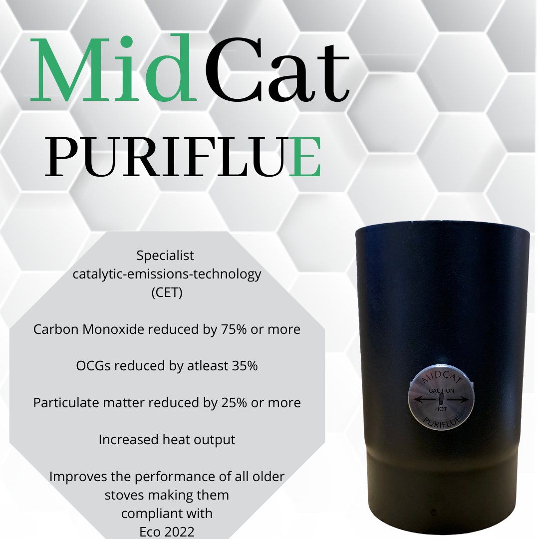 MidtecLtd's tweet photo. The MidCat is the industries most innovative product and will help bring a stove emissions down to the New Eco 2022 regulations
#midcat #midtec #environmentallyfriendly https://t.co/5V3lJbR24A
