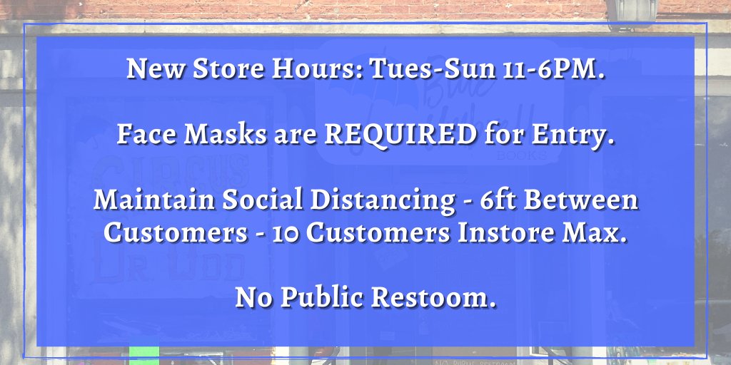 We've Updated our Store Hours! #books #bookstore #shopsmall #supportsmallbusiness #SmallBusiness