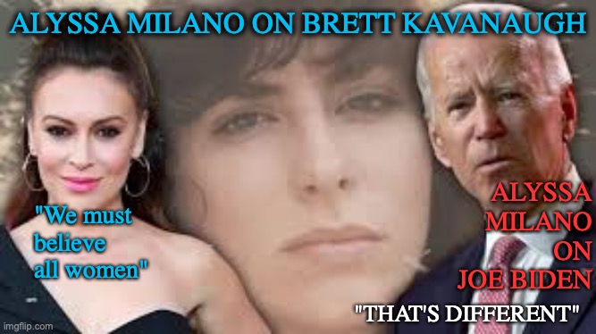 co45088266's tweet photo. @Heminator Like this dimwit #AlyssaMilano https://t.co/7vaGcSmjBn