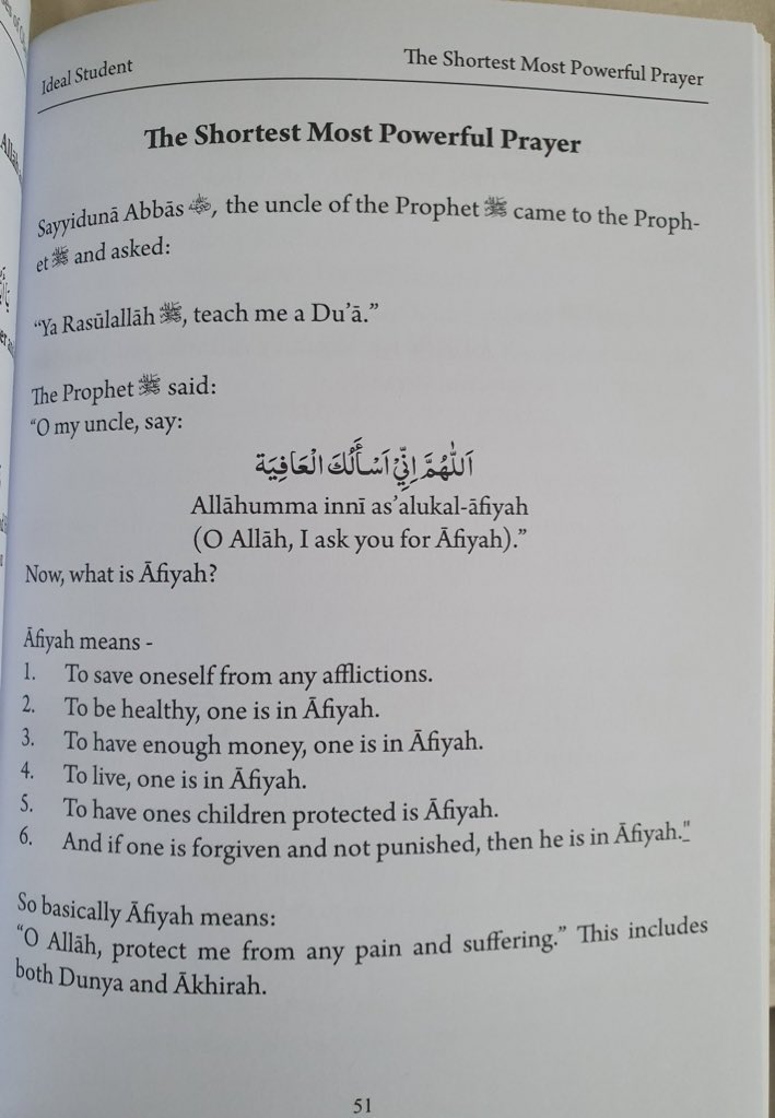 Halal_Match's tweet photo. The shortest but most powerful Du’a 
The Prophet (SAW) said:

“Allahumma inni As’Aluka Al’Afiya”

“..ask Allah for AFIYAH for Wallahi, you cannot be giving anything better than AFIYAH...”

Sunnah At Tirmidhi. https://t.co/28nWKPCwsf