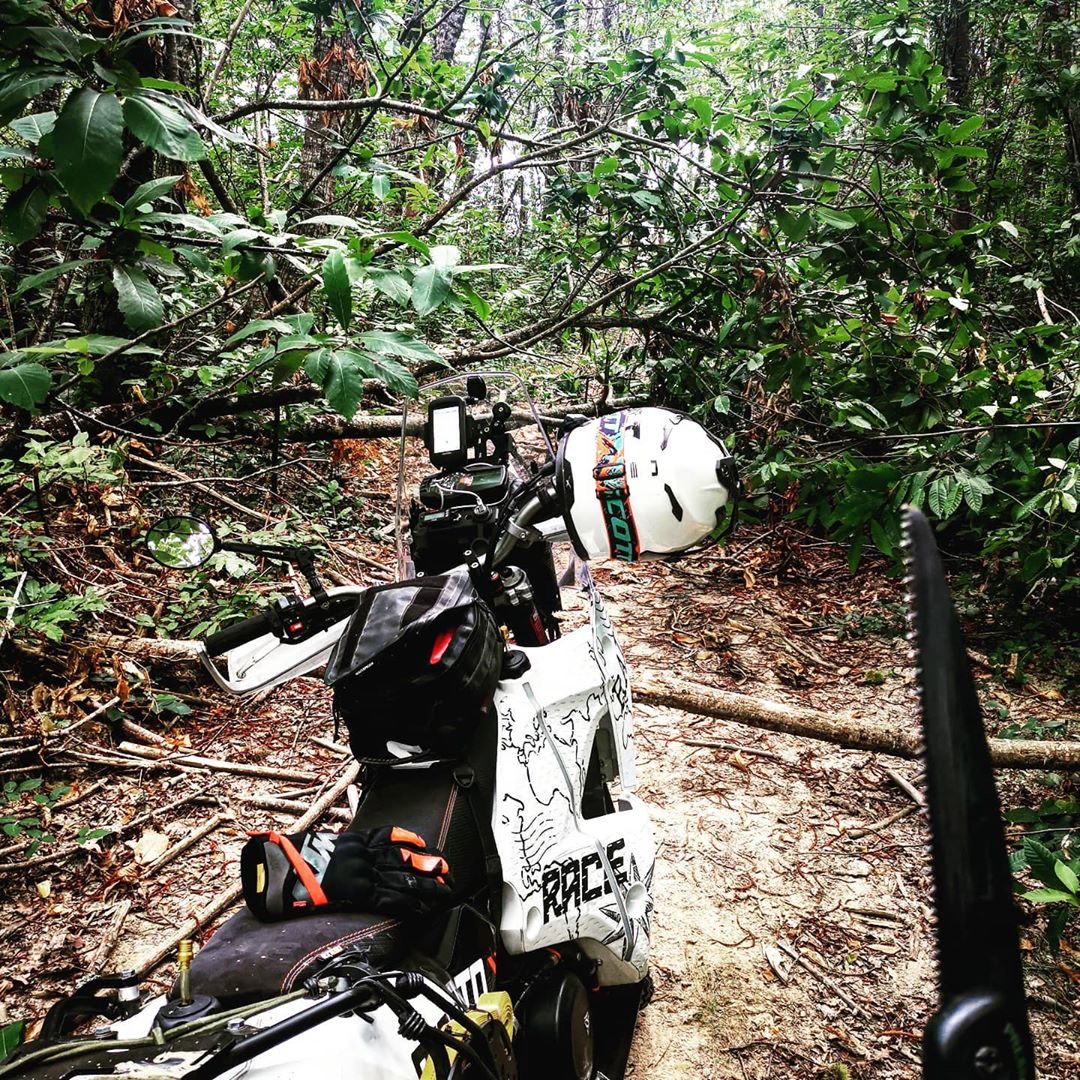 eosmoto's tweet photo. When you can't find the trail, you carve it, with your #KIT690 and your grit https://t.co/bN5Mr8hekd