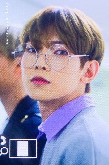 yeosang in glasses ; a beautiful thread