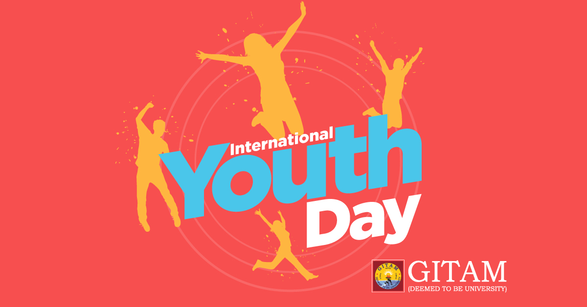 GITAMUniversity's tweet photo. Today’s youth play a great role in taking the nation to greater heights tomorrow. Here’s celebrating these incredible young minds today. With your hard work and resilience, the future looks promising! Shine on! 
#InternationalYouthDay #GITAMites #MakingTomorrowBetter https://t.co/uQb2PL58CB