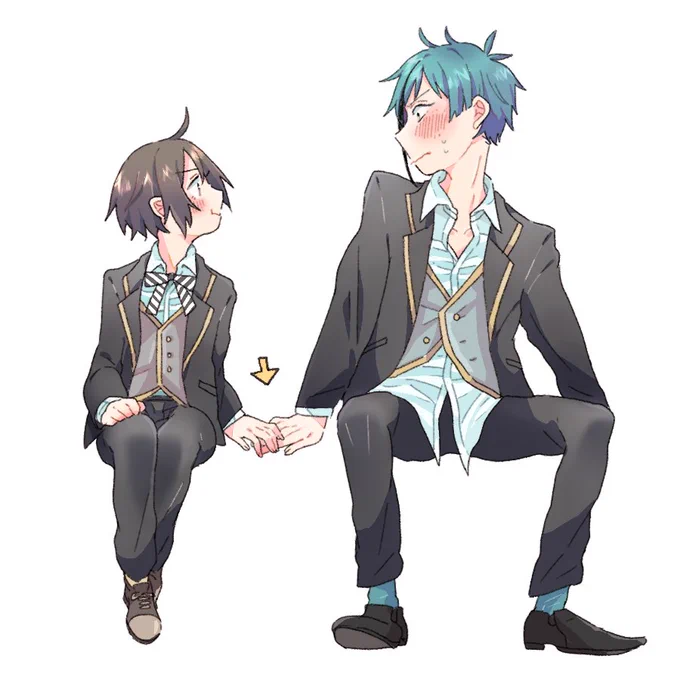 振り回されリーチ?

⚠️フロ監♀/監督生顔ある
 #twstプラス 