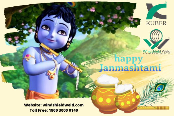 windshieldweld's tweet photo. May this auspicious occasion of Shri Krishna Janmashtami bring a lot of positivity, peace and harmony in your life. Happy Janmashtami to you
#HappyJanmashtami #COVID #windshield #kuberautomative https://t.co/weajNs6Mxl