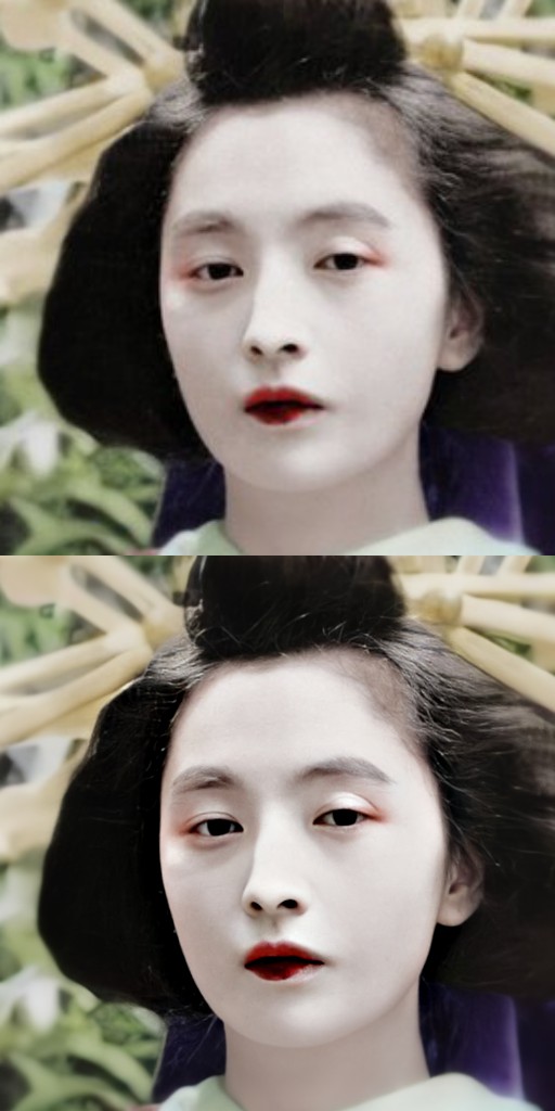 明治の花魁写真を彩色化 - Togetter