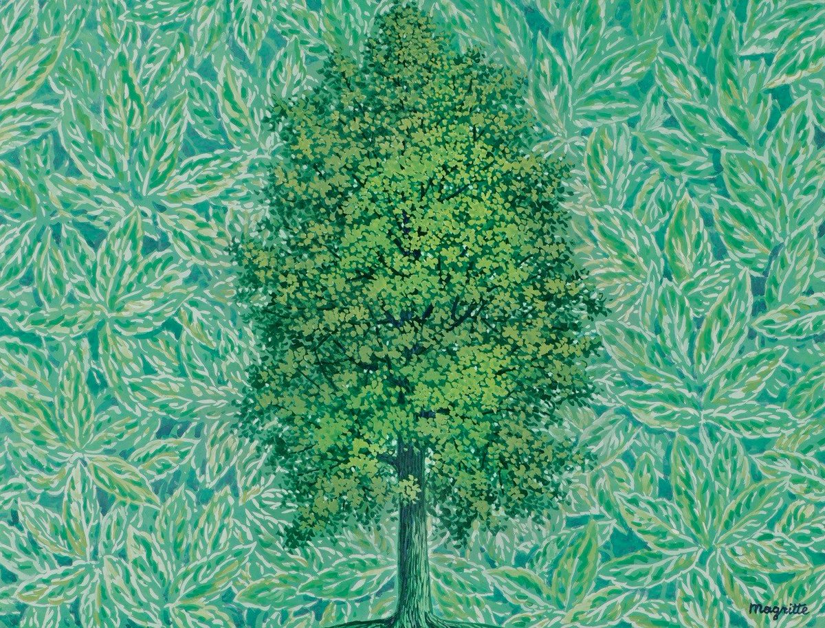 René Magritte.

L’Arc de Triomphe (1962).