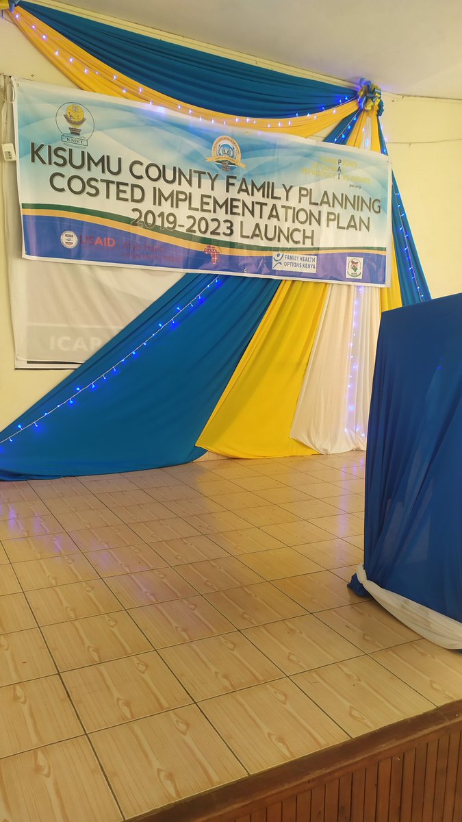 Today Kisumu county launches it's first Family Planning Costed implementation plan
#KMETKenya #KisumuLaunchesFPRoadMap