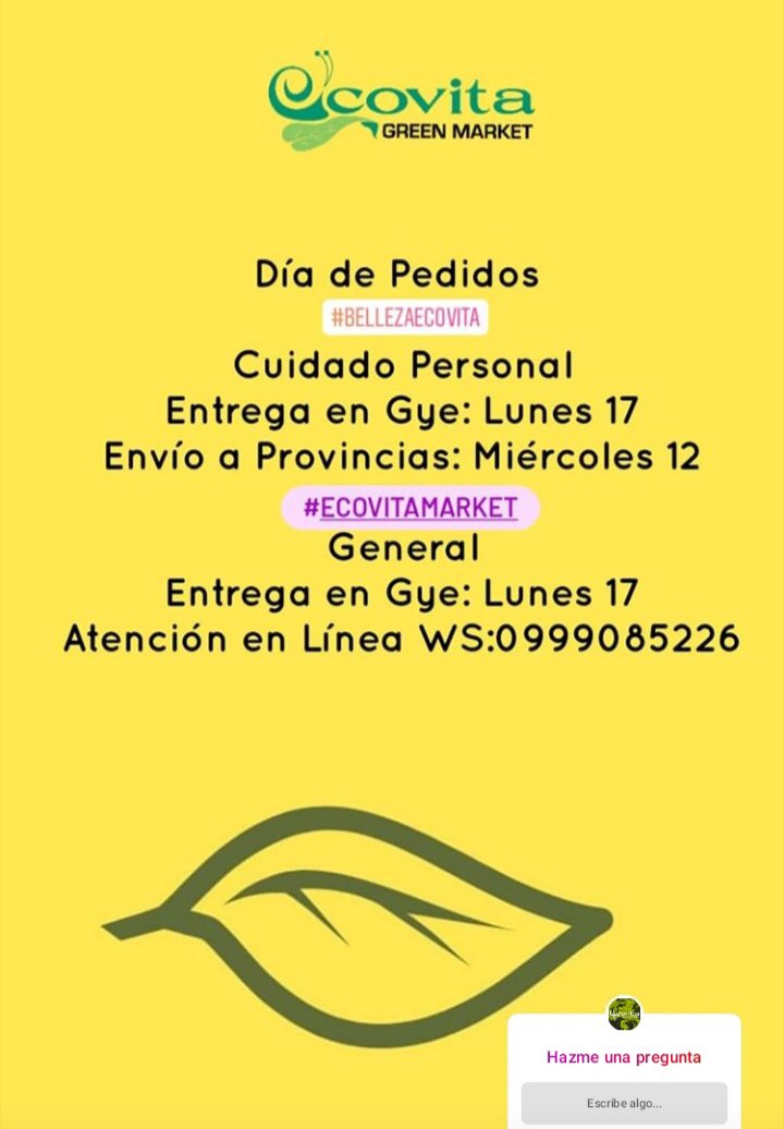 Ecovitamarket's tweet photo. Día de Pedidos #ecovitamarket #bellezaecovita #jabones #tratamientocapilar #milagro #manta #portoviejo 
@Ecovitamarket https://t.co/W7n8qQEj5b