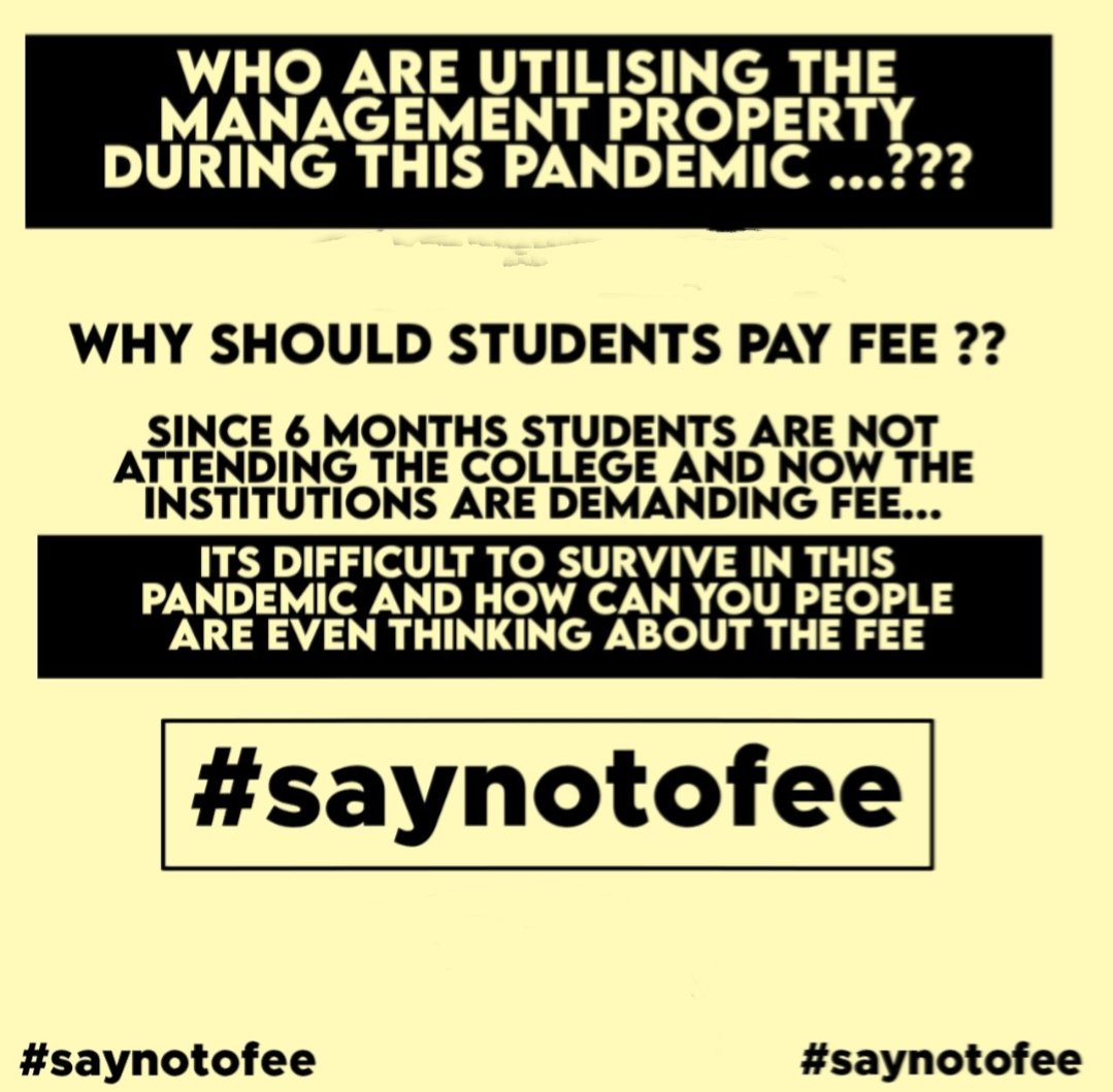 Aryan_s_'s tweet photo. @GKVUnion @GkvSocial @dr_satyapal Why we pay for lab fees, building fees and many more if we are not going to use it , atleast in this semester?
Why?
#reducecollegefees
#nolabnofees
#SayNoToFees
#reducegkvfees 
@GkvSocial @kuldeepharidwar @RoopjiShastri @ugc_india @mayankcloud @nsui @DrRPNishank @dr_satyapal https://t.co/FHxj3INsrT