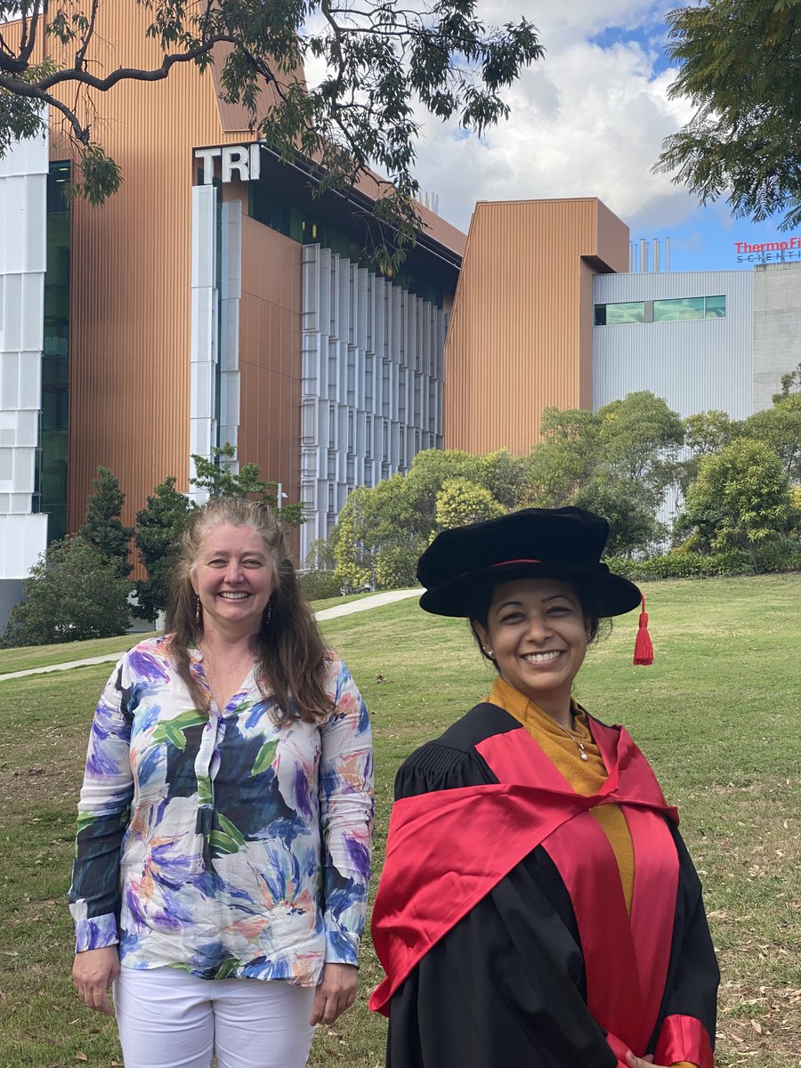 TRI_info's tweet photo. Nothing can hold @TRI_info-based graduates back! #COVID19Aus may have put a hold on university ceremonies but this didn't stop @qut_ihbi Dr Akanksha Upadhyaya from being awarded her #PhD π here at TRI! Help us say congratulations π in the comments π #AcademicTwitter #PhDone https://t.co/RZk5MW9rK3