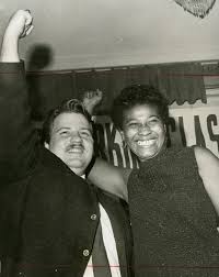 WA_Tweets's tweet photo. Let's be sure to acknowledge Charlene Mitchell in 1968.  First Black woman to run. Communist Party.  (A younger, WA pictured, lol) https://t.co/V1MibMaq5C