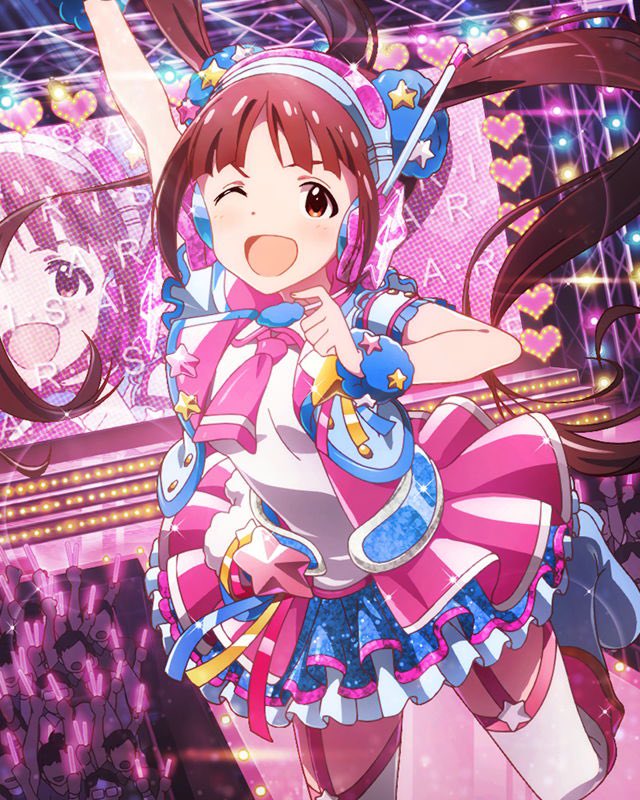 SR「チョー↑元気Show☆ 松田亜利沙」 と SSR「チョー↑元気Show