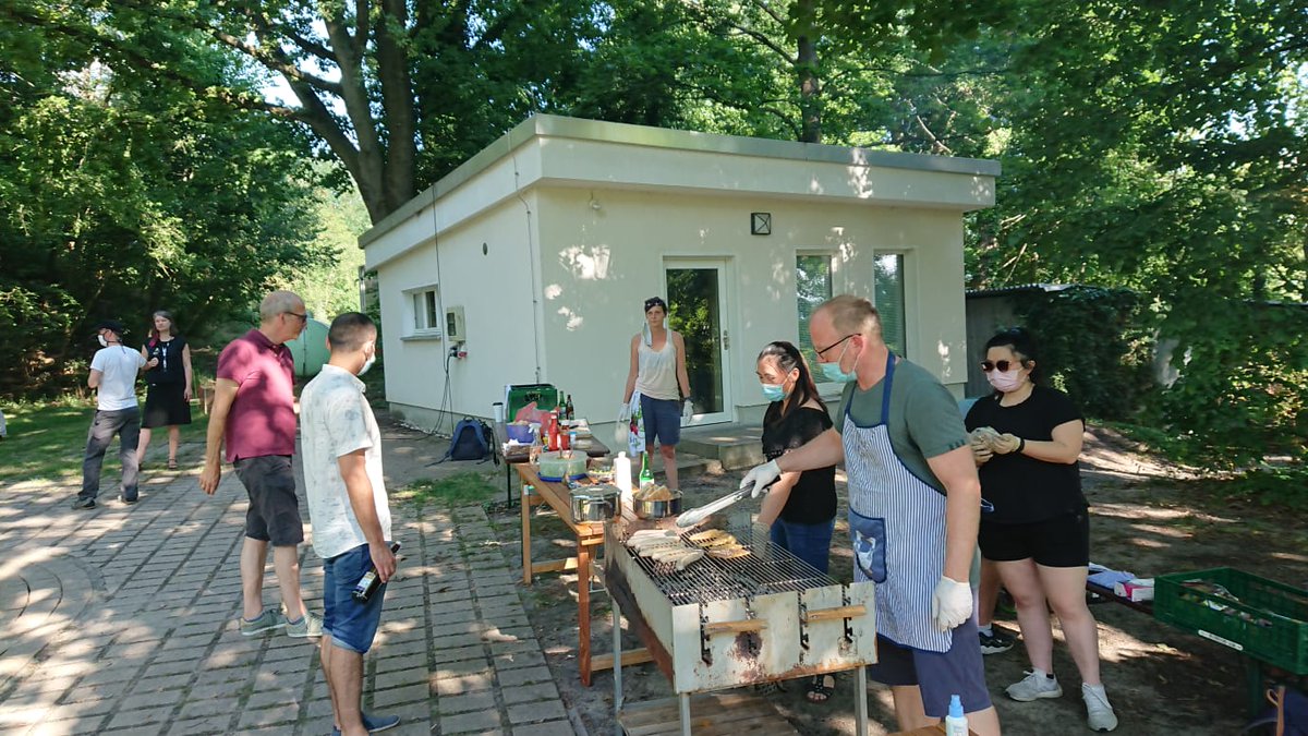 RiSyM_IGB's tweet image. keeping distance and still having fun - yesterday´s summerparty with department 1 from @LeibnizIGB organised by @RiSyM_IGB  
@Lukas_iso @TetzlaffEcoHyd @clarom_berlin @AndreasJechow @annamajaeger and others...