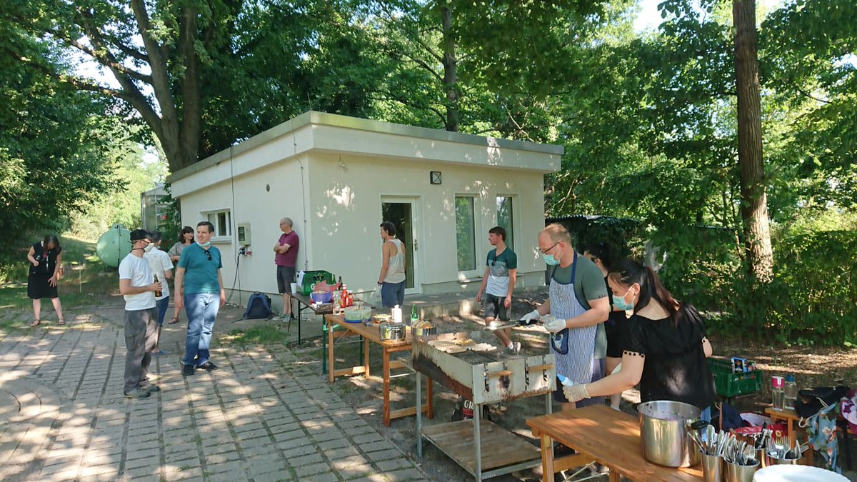 RiSyM_IGB's tweet image. keeping distance and still having fun - yesterday´s summerparty with department 1 from @LeibnizIGB organised by @RiSyM_IGB  
@Lukas_iso @TetzlaffEcoHyd @clarom_berlin @AndreasJechow @annamajaeger and others...