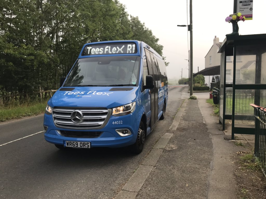 darloscott's tweet photo. Early start @Coatham today! The #TeesFlex is here nice and early for us to start our journey to Wooler! Spot on from @StagecoachNE this morning ๐ https://t.co/vSv2W5AM0X
