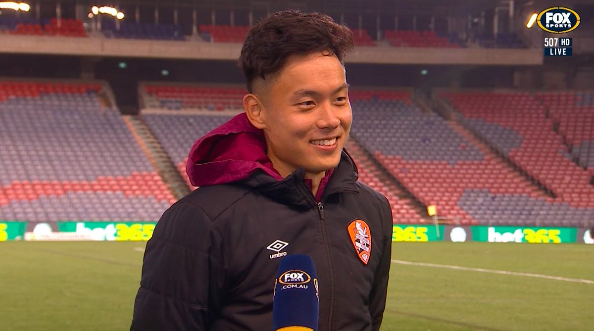 brisbaneroar's tweet photo. There's plenty to like from @dannyhkim98's first handful of games in the @ALeague! 

Hear from Danny on his transition from the #NPLQLD, his family support &amp; more 👉 https://t.co/yMmdvGiQqw

#RoarAsOne https://t.co/SHkxEB6fZt